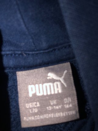 Chándal Puma Azul Marino para Niño Talla 13-14