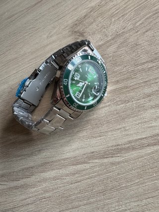 Reloj Deportivo Zhowe Verde y Plateado