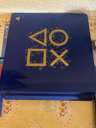 PS4 (PlayStation 4) azul+ 2 Mandos y Juegos