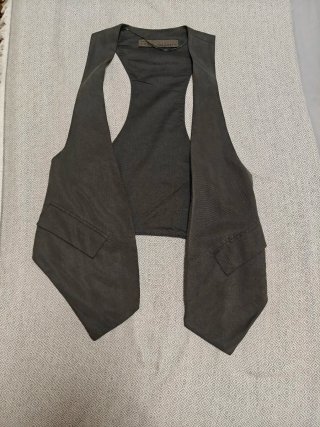 Chaleco Zara Basic Gris