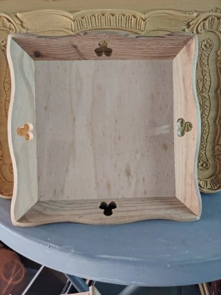 Bandeja Decorativa de Madera y Resina