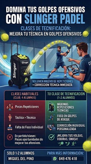 Clases de tecnificación de pádel