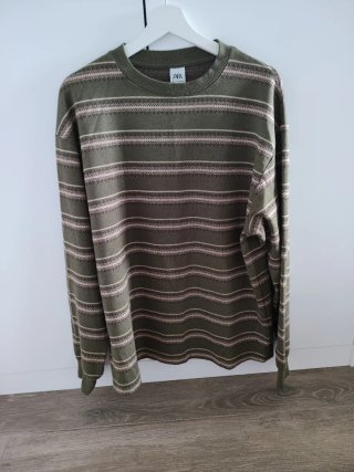 Camiseta Zara Hombre Manga Larga Talla M