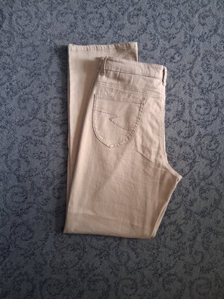Pantaloni donna beige