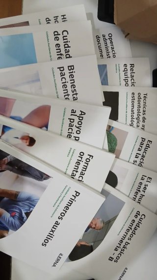 Vendo el curso completo del Grado Medio de TCAE