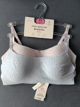 Pack 2 Sujetadores Bralette XS