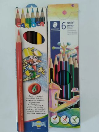 Set matite colorate Carioca e Staedtler