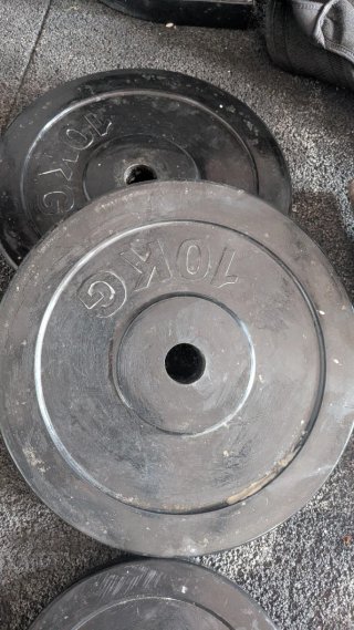 Dischi da 10 kg (X4) per palestra