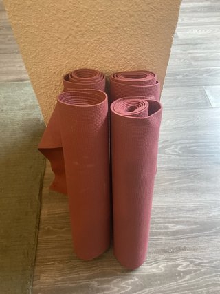 Esterillas yoga Mundoyoga granate (4 unidades)