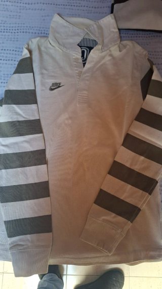 Polo Nike Beige y Verde