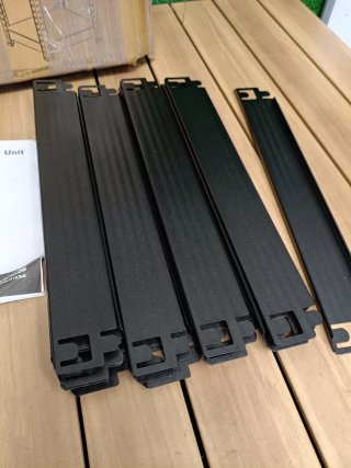 SONGMICS Scaffale 5 Livelli Marrone Rustico