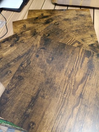 SONGMICS Scaffale 5 Livelli Marrone Rustico