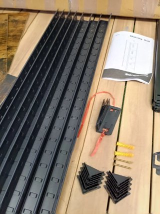 SONGMICS Scaffale 5 Livelli Marrone Rustico