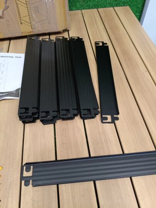 SONGMICS Scaffale 5 Livelli Marrone Rustico