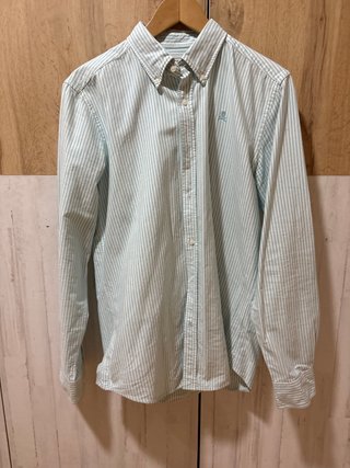 Camisa Scalpers Rayas Azul y Blanco. Talla 40
