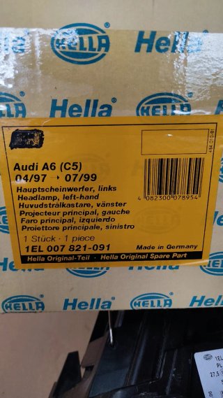 Óptica Hella para Audi A6