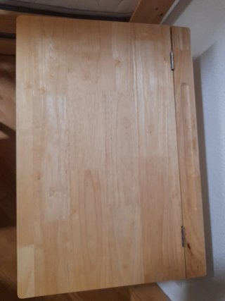 Pupitre y Taburete de Madera