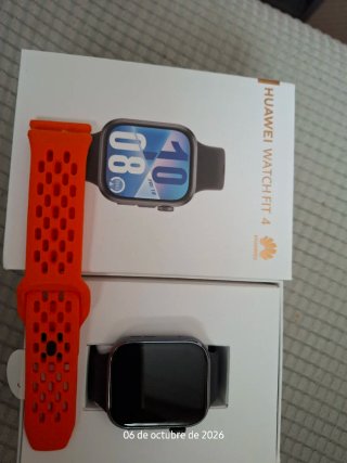 Huawei Watch Fit 4 Negro y Naranja