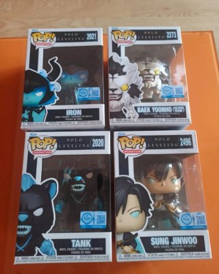 Pack 4 Figuras Funko Pop! Solo Leveling