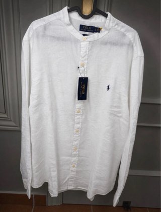 Camisa Lino Polo Ralph Lauren Blanca