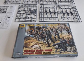 Soldatini Tedeschi WW1 Scala 1/72 Zvezda