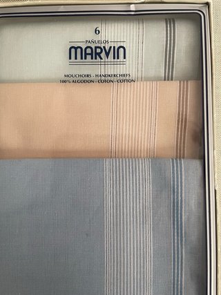 Pañuelos de bolsillo Marvin - Algodón (6 unidades)
