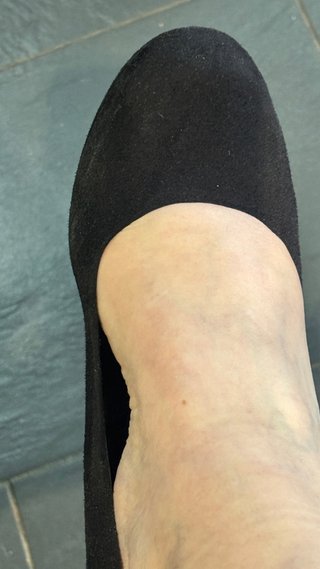 Zapatos de Cuña en Piel Negros