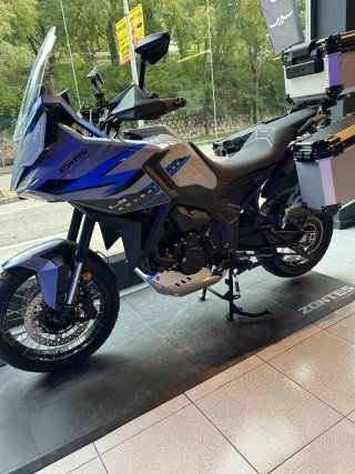Moto Zontes 703F Adventure Azul/Gris