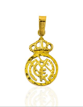 Colgante Escudo Real Madrid Oro 18k