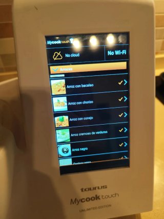 Robot cocina Taurus Mycook Touch Unlimited Edition