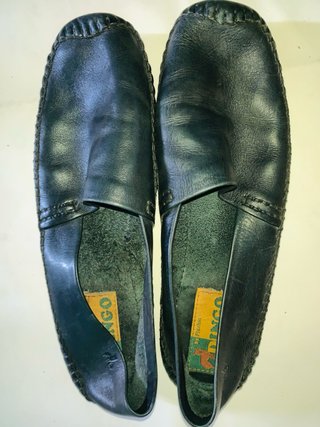 Mocasines Dingo Cuero Negro Flexibles