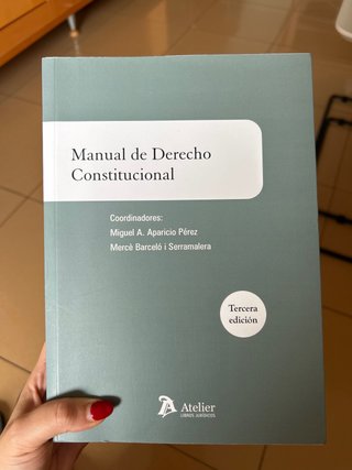 Manual de derecho constitucional