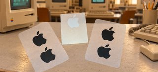 Set di 5 adesivi Apple originali – logo mela