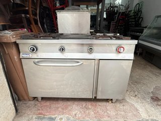 Cocina industrial MEPA 4 fuegos
