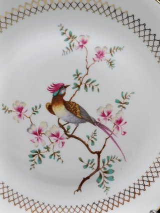 Juego de postre porcelana francesa Sologne