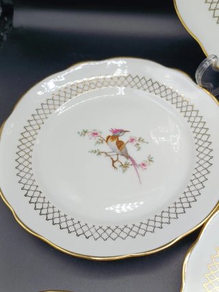 Juego de postre porcelana francesa Sologne