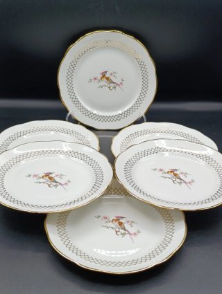 Juego de postre porcelana francesa Sologne