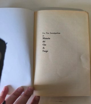 libro Misterio del Ojo de Fuego