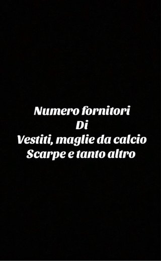 Lista contatti fornitori abbigliamento e scarpe