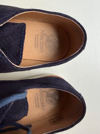Zapatos Pablosky Azul Serraje