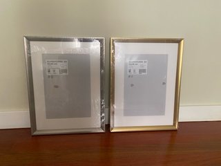 Marcos IKEA Plata y Oro 30x40 cm