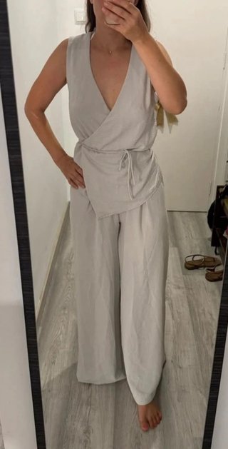Conjunto Zara gris talla S