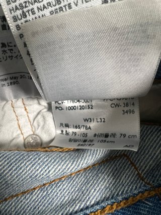 Pantalón Vaquero Levi's Azul