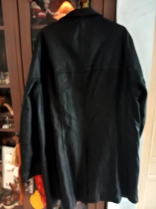 Chaqueta de Piel Zara Negra
