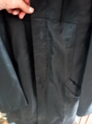 Chaqueta de Piel Zara Negra