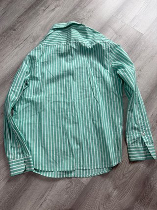 Camisa Tommy Hilfiger Rayas Verdes Talla L