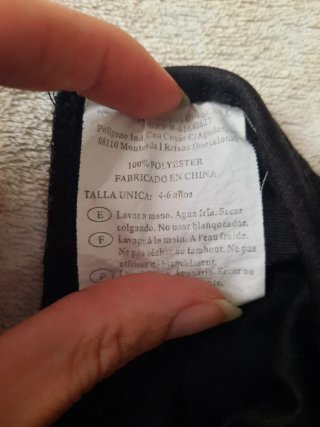 Disfraz de Esqueleto Talla 4-6 años