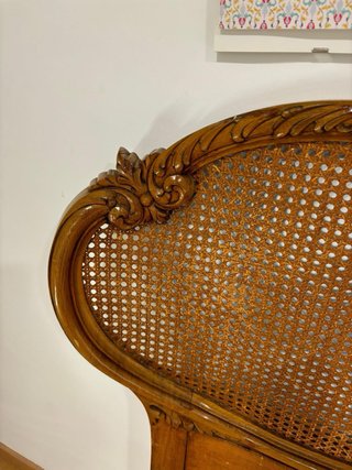 Cabecero de Cama Antiguo de Madera