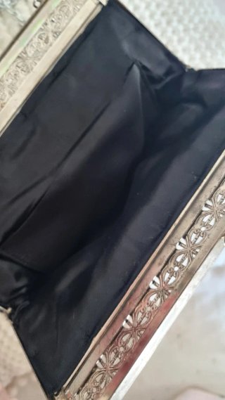 Bolso de fiesta vintage con pedrería