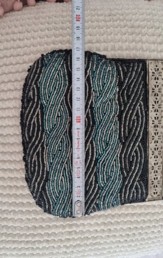 Bolso de fiesta vintage con pedrería